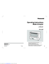 Panasonic NB-G100P Operating Instructions Manual
