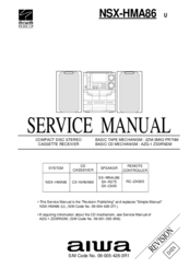 Aiwa CX-NHMA86 Service Manual