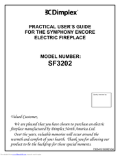 Dimplex SF3202 User Manual