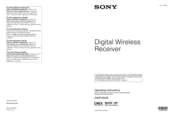 Sony DWR-R02D Operating Instructions Manual