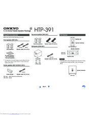 Onkyo HTP-391 Basic Manual