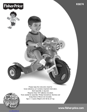 Fisher-Price K6674 Assembly Manual