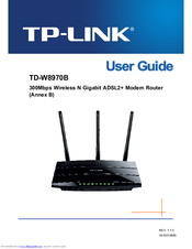 TP-Link TD-W8970B User Manual