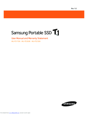 Samsung MU-PS1T0B User Manual