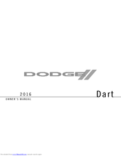 Dodge 2016 Dart Owner's Manual