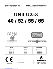 Barbas Unilux-3 40 Installation Instructions Manual