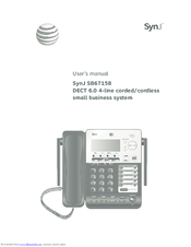 AT&T SynJ SB67158 User Manual