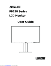Asus PB258 Series User Manual