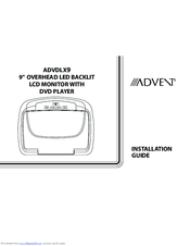Advent ADVDLX9 Installation Manual