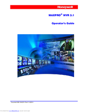 Honeywell MAXPRO Operator's Manual