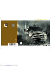 Ford 2016 SUPER DUTY Owner's Manual