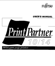 Fujitsu PrintPartner 14 User Manual