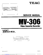Teac MV-306 Service Manual