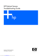 HP ProLiant series Troubleshooting Manual