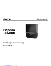 Sony TVP-08 Training Manual