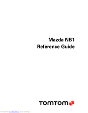 Tomtom Mazda NB1 Reference Manual