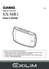 Casio EX-MR1 User Manual