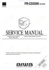 Aiwa FR-CD2500 Service Manual