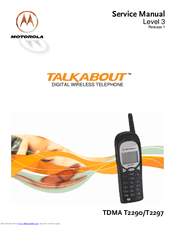 Motorola T2290 Service Manual