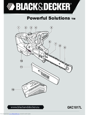 Black & Decker Powerufl Solutions GKC1817L Original Instructions Manual