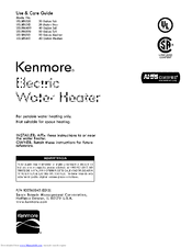 Kenmore 153.586500 Use & Care Manual