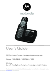 Motorola P1004 User Manual