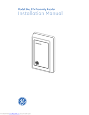 GE Security 972 Installation Manual