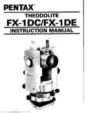 Pentax FX-1DC Instruction Manual