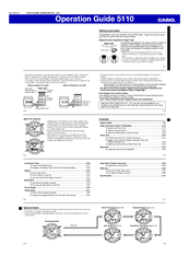 Casio 5110 Operation Manual