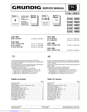 Grundig CUC 1822 Service Manual