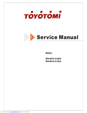 Toyotomi MTN-MTG A128FS Service Manual