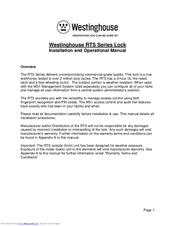 Westinghouse RTS Series Installation And Operational Manual