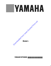 Yamaha XC125 Service Manual