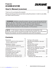 Dukane 8120WI User Manual