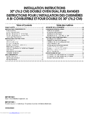KitchenAid KDRS505XSS04 Installation Instructions Manual
