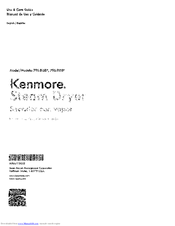 Kenmore 796.71423410 Use & Care Manual
