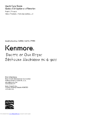 Kenmore C60102 Use & Care Manual