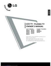 LG 42PC5RV Series Owner's Manual