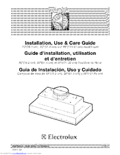 Electrolux EI36HI55KS Installation, Use & Care Manual