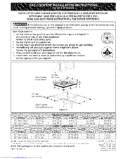 Electrolux E30GC70FSS3 Installation Instructions Manual