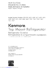 Kenmore 253.60609410 Use & Care Manual