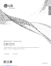 LG DLEX8501 Series Owner's Manual