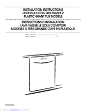 Maytag MDBS469PAS0 Installation Instructions Manual