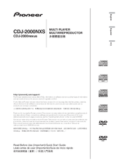 Pioneer CDJ-2000nexus Quick Start Manual