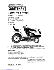 Craftsman 917.25432 Operator's Manual