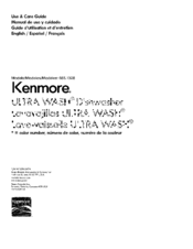 Kenmore 665.13289K118 Use & Care Manual