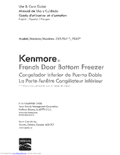 Kenmore 25370412410 Use & Care Manual