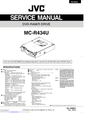 Jvc MC-R434U Service Manual