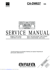 Aiwa CA-DW637 Service Manual