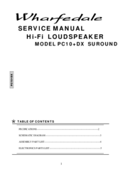 Wharfedale Pro PC10+DX Service Manual